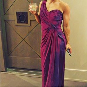 Grecian styled formal dress